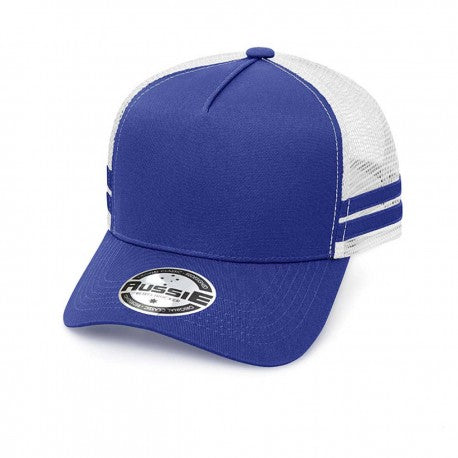 A-Frame Striped Trucker Cap | AH456