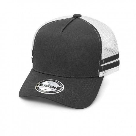 A-Frame Striped Trucker Cap | AH456