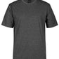 Charcoal Marle Cotton Tee 1HT