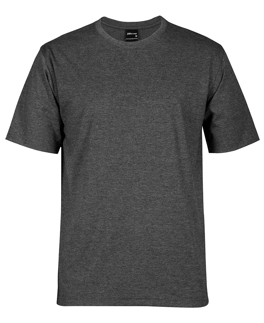 Charcoal Marle Cotton Tee 1HT
