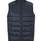 Urban Puffer Vest with Front Left Chest Print | 3AHW