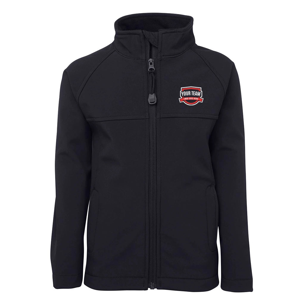 Kids and Adults Layer Soft Shell Jacket with Front Left Chest Print | 3LJ
