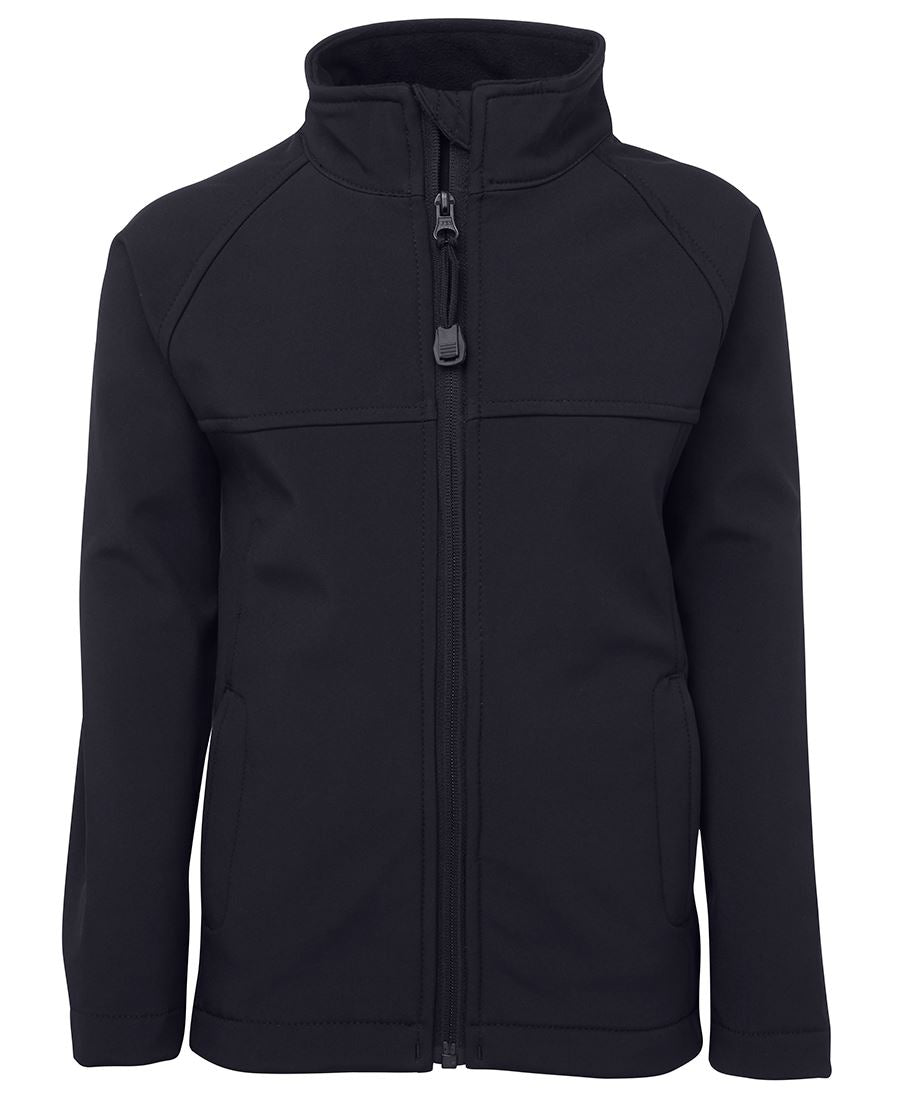 Kids and Adults Layer Soft Shell Jacket with Front Left Chest Print | 3LJ