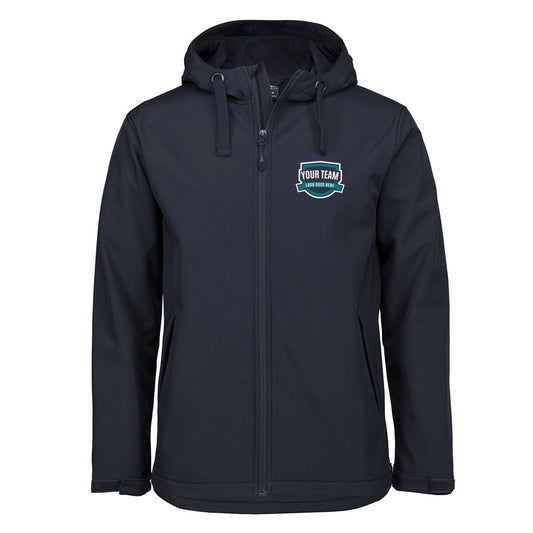 Podium Three Layer Hooded Softshell Jacket – Team Jacket | Trident Sports Uniforms