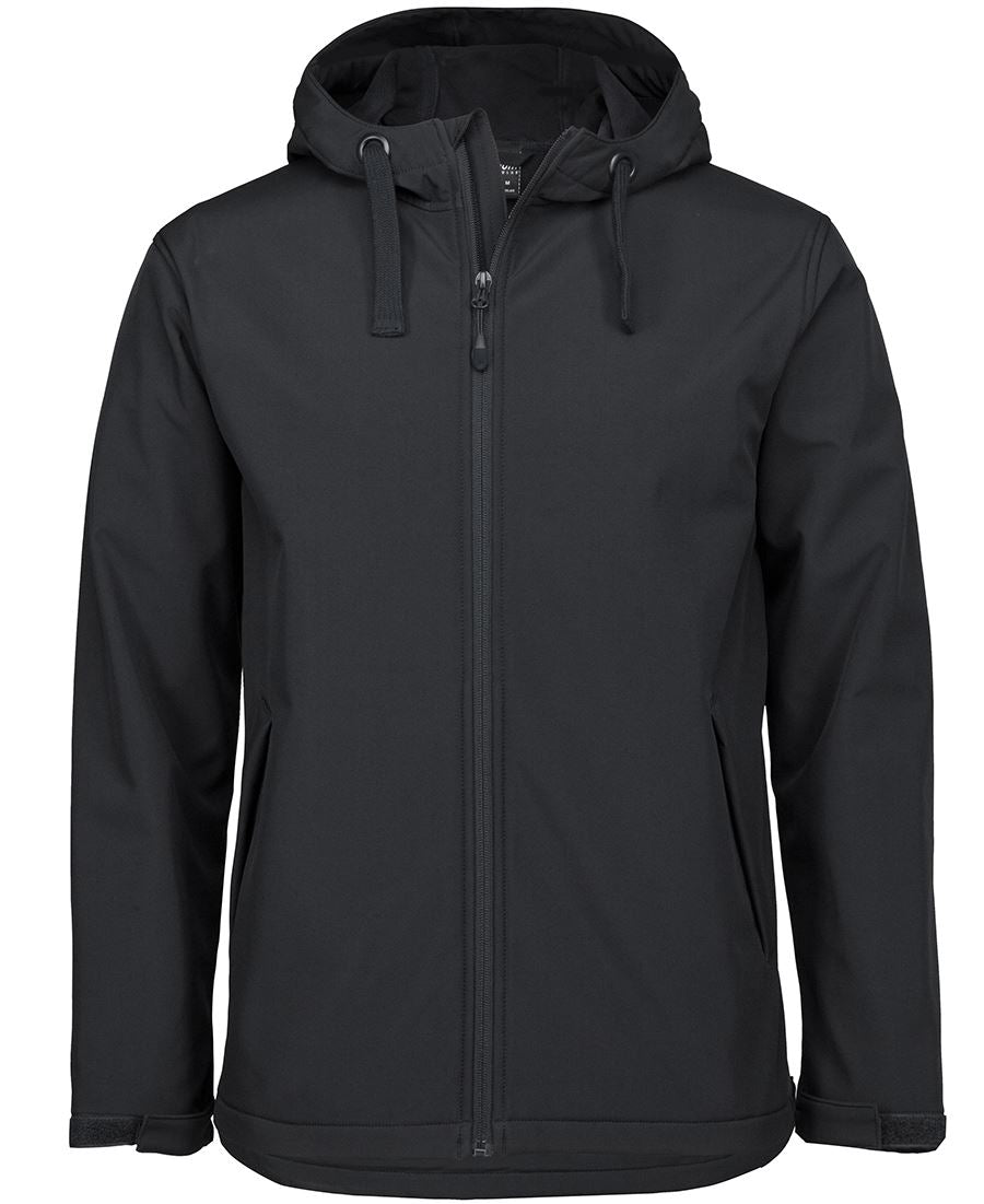 Podium Three Layer Hooded Softshell Jacket with Front Left Chest Print | 3WSH