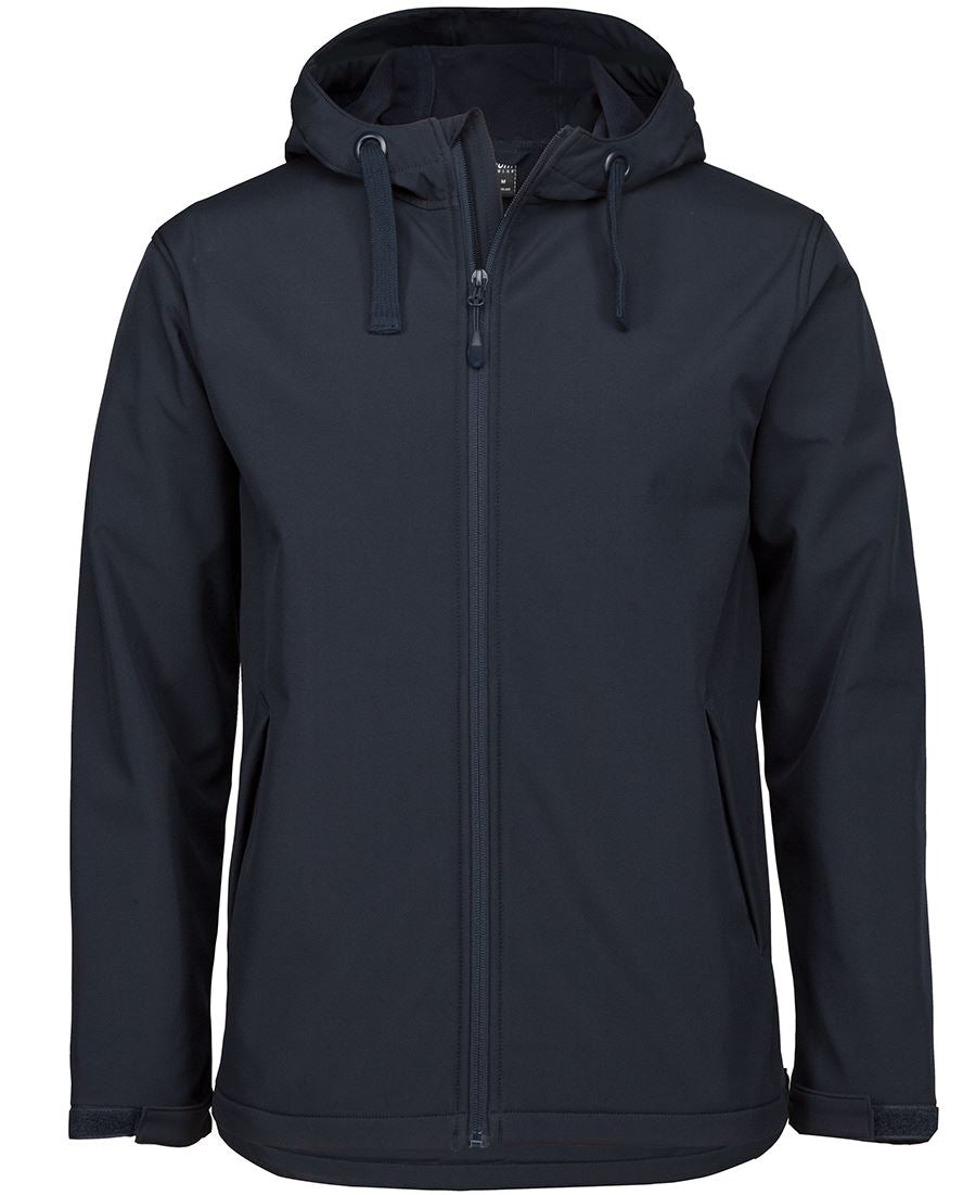 Podium Three Layer Hooded Softshell Jacket with Front Left Chest Print | 3WSH