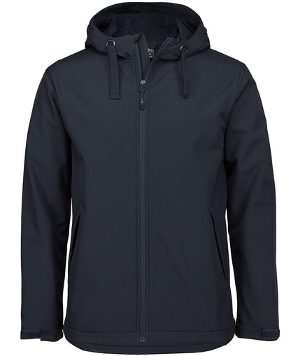 Podium Three Layer Hooded Softshell Jacket with Front Left Chest Print | 3WSH