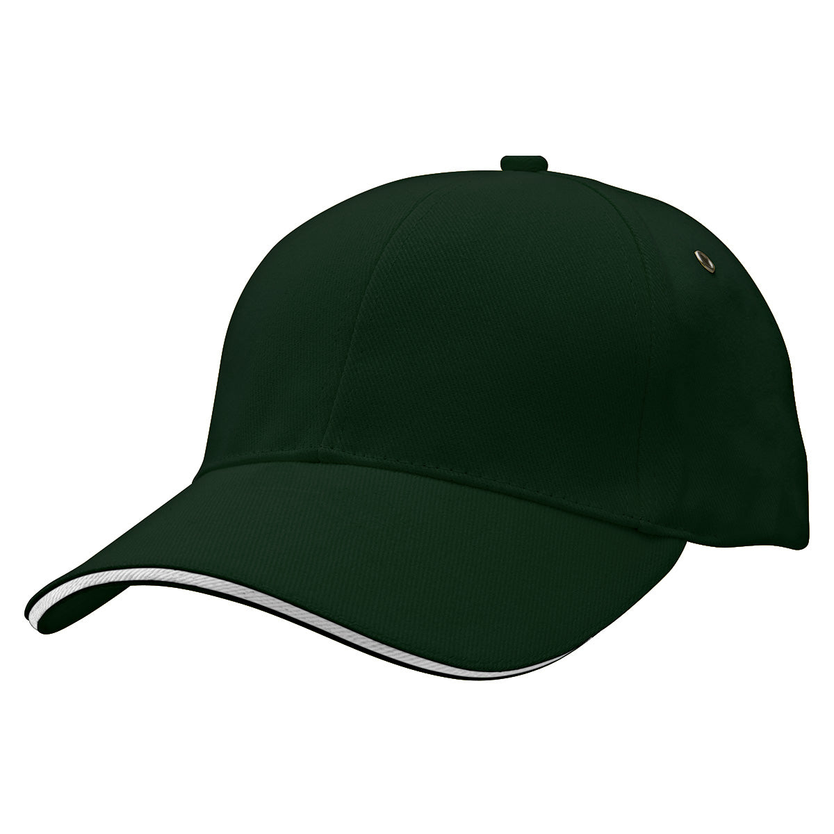 Sandwich Peak Cap with Front Print | 4289