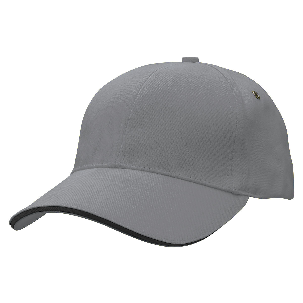 Sandwich Peak Cap with Front Print | 4289