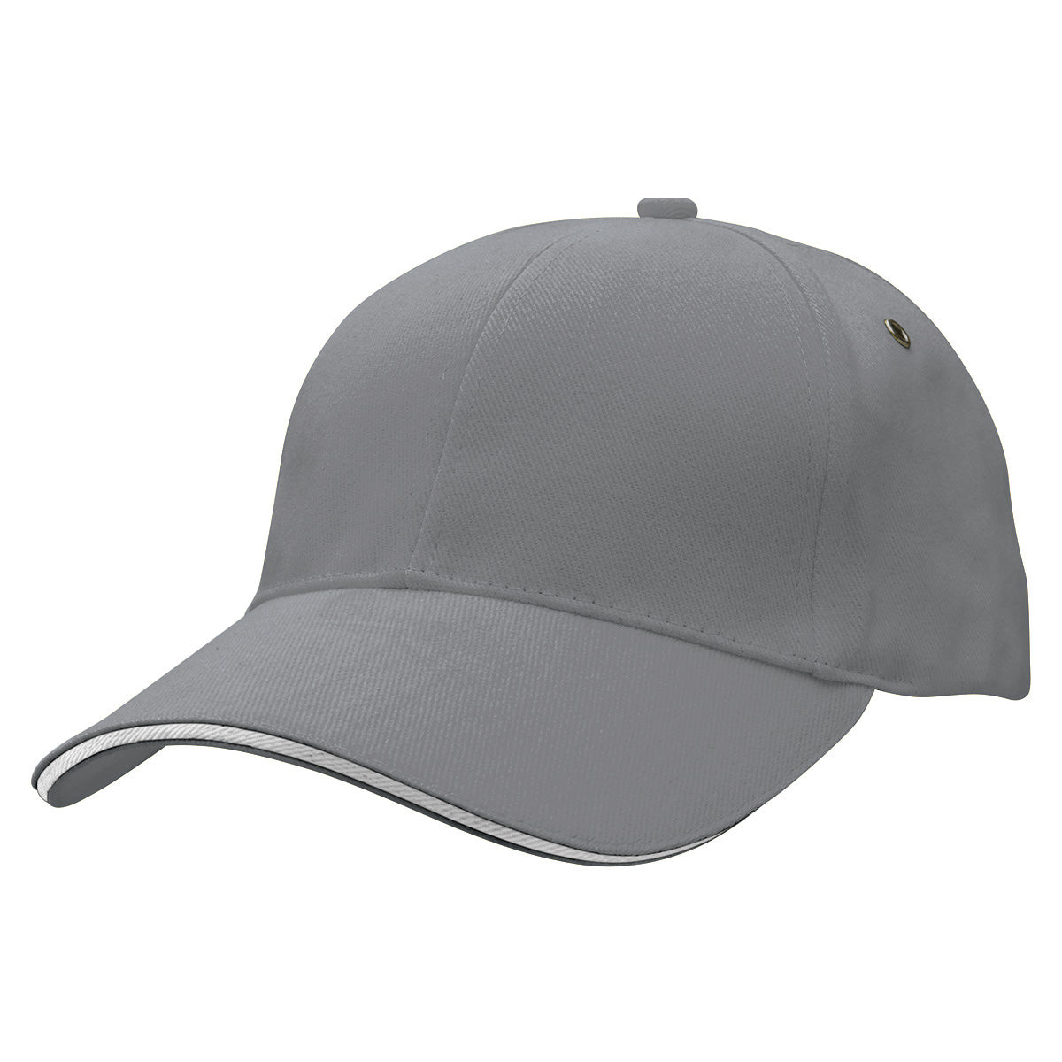 Sandwich Peak Cap with Front Print | 4289
