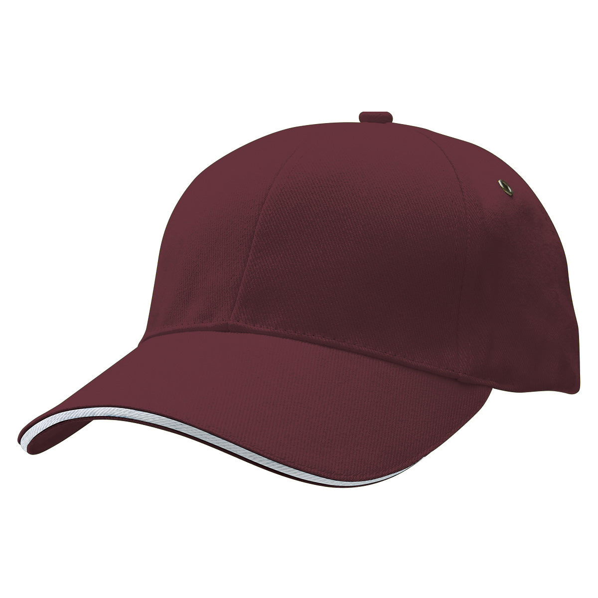 Sandwich Peak Cap with Front Print | 4289