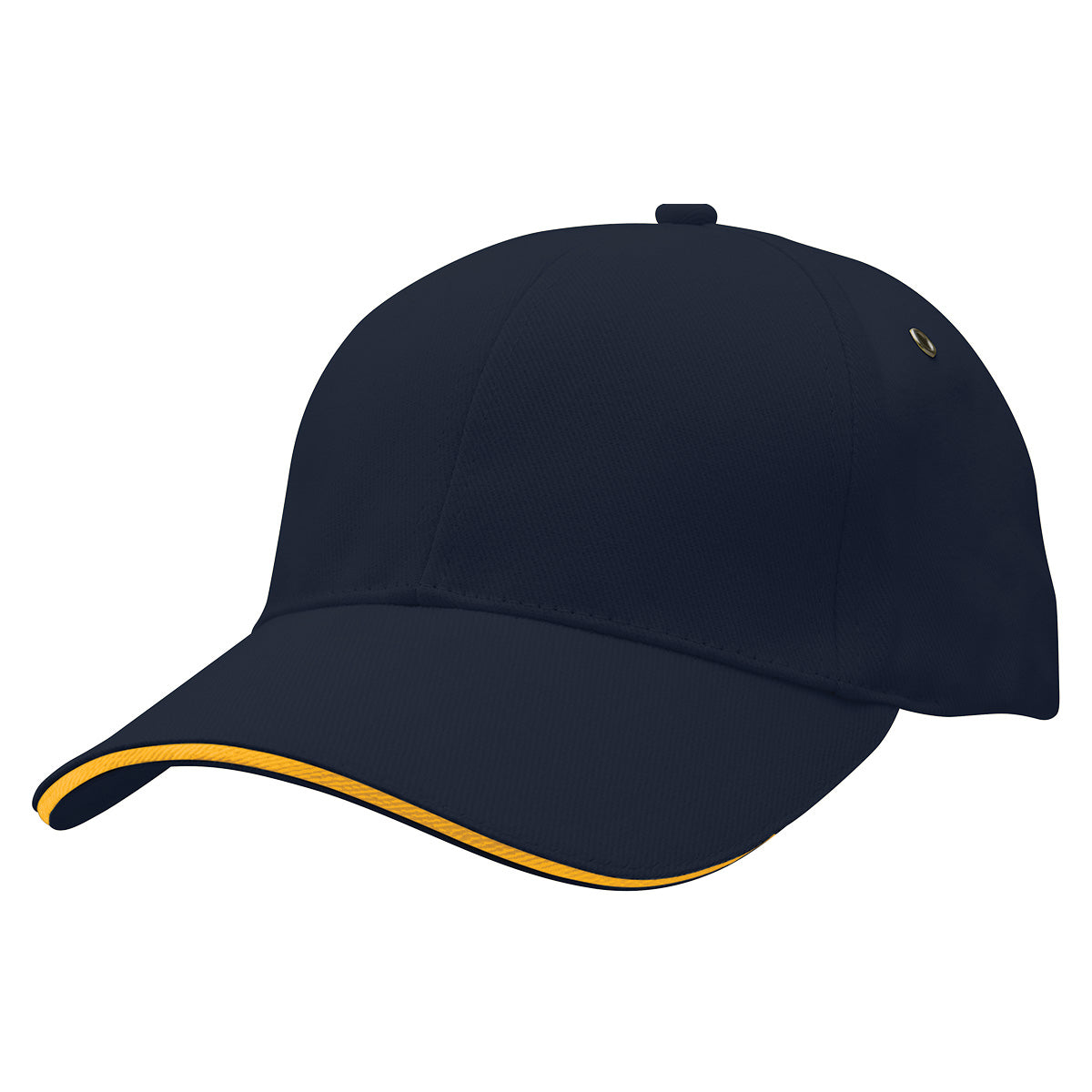 Sandwich Peak Cap with Front Print | 4289
