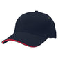 Sandwich Peak Cap with Front Print | 4289