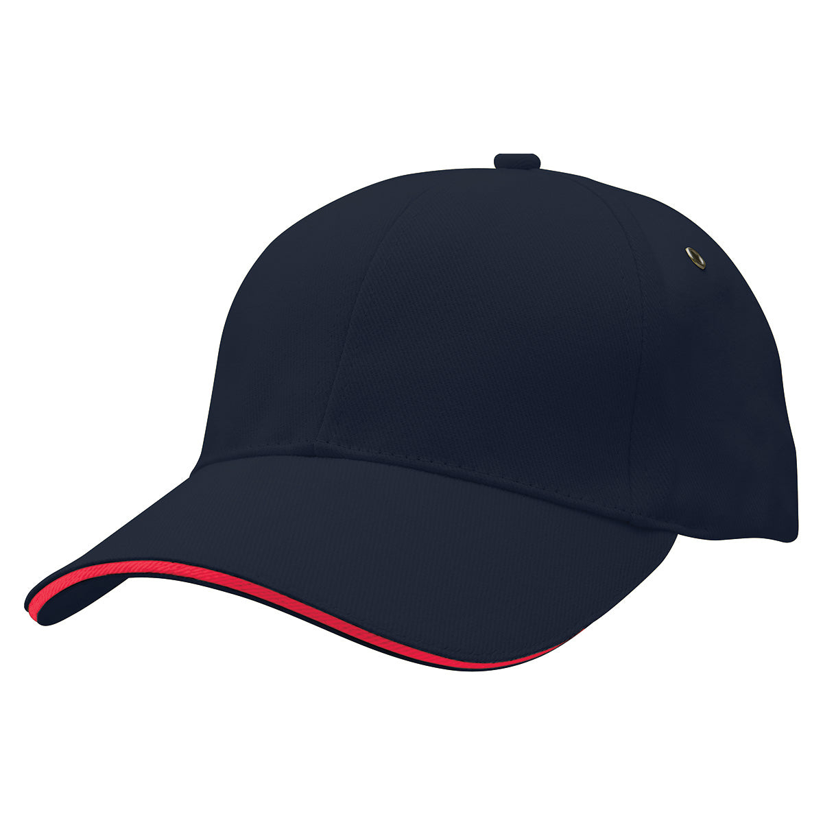 Sandwich Peak Cap with Front Print | 4289