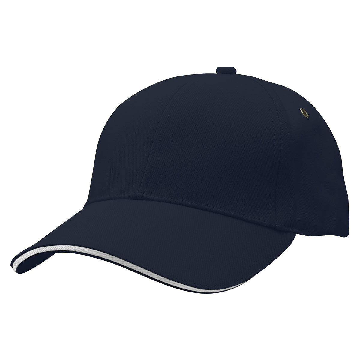 Sandwich Peak Cap with Front Print | 4289