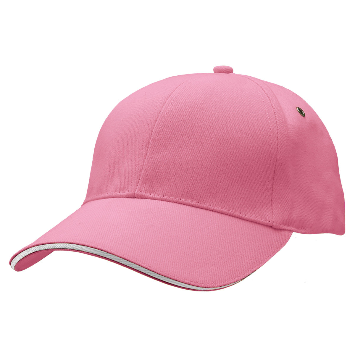 Sandwich Peak Cap with Front Print | 4289