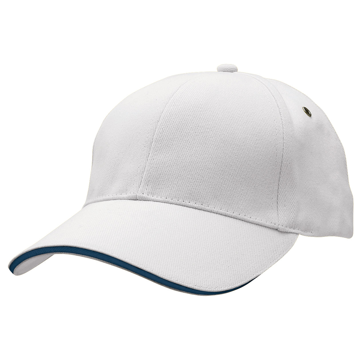 Sandwich Peak Cap with Front Print | 4289