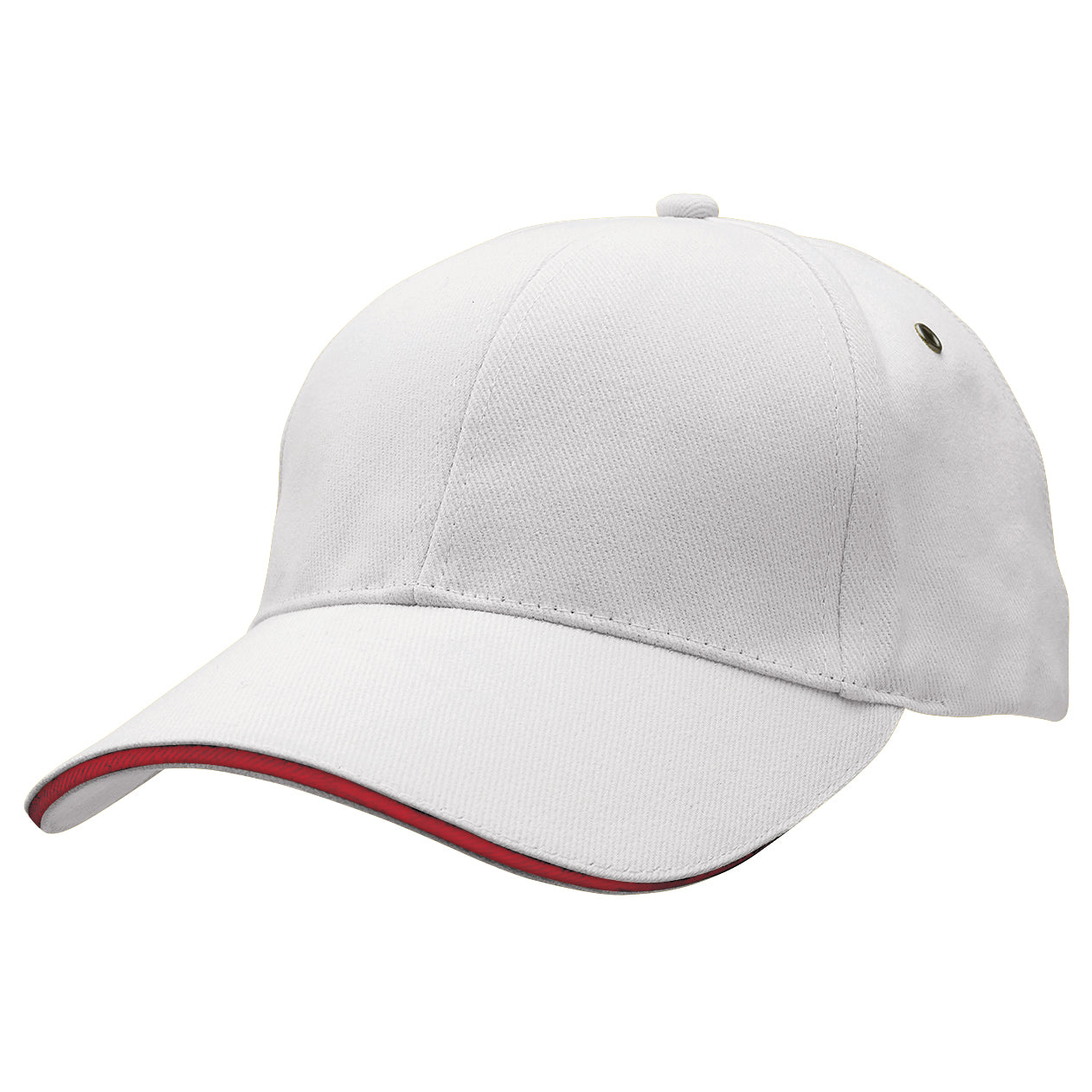 Sandwich Peak Cap with Front Print | 4289