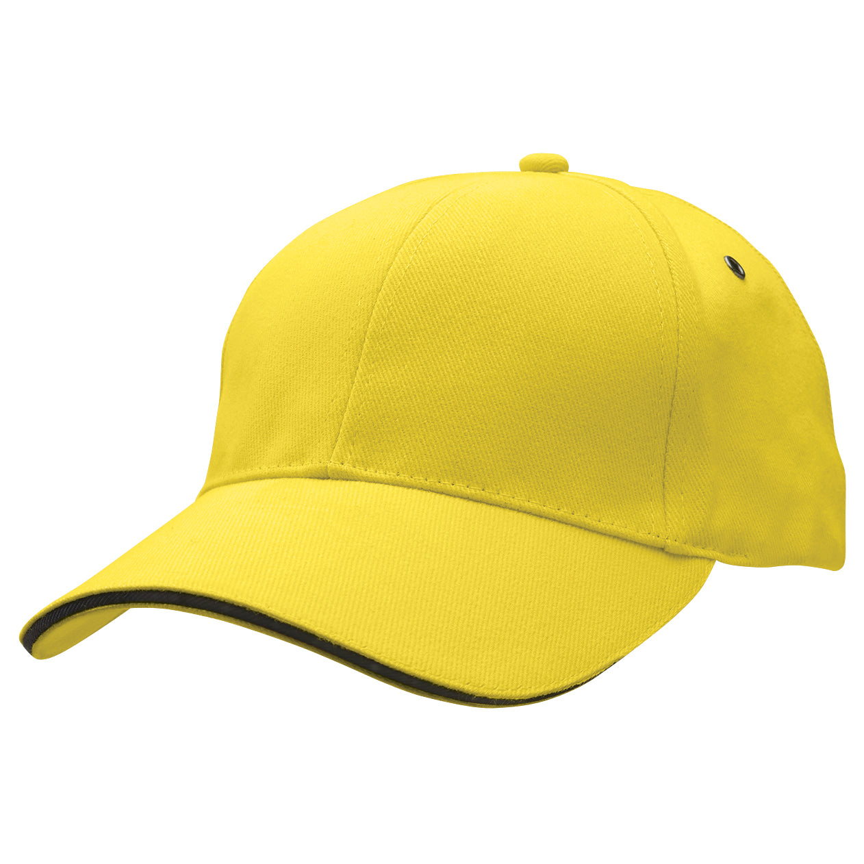 Sandwich Peak Cap with Front Print | 4289