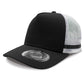 Striped Trucker Cap with Front Print | 7050