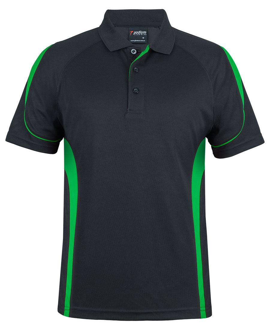 Podium Bell Polo with Front Left Chest Print | 7BEL