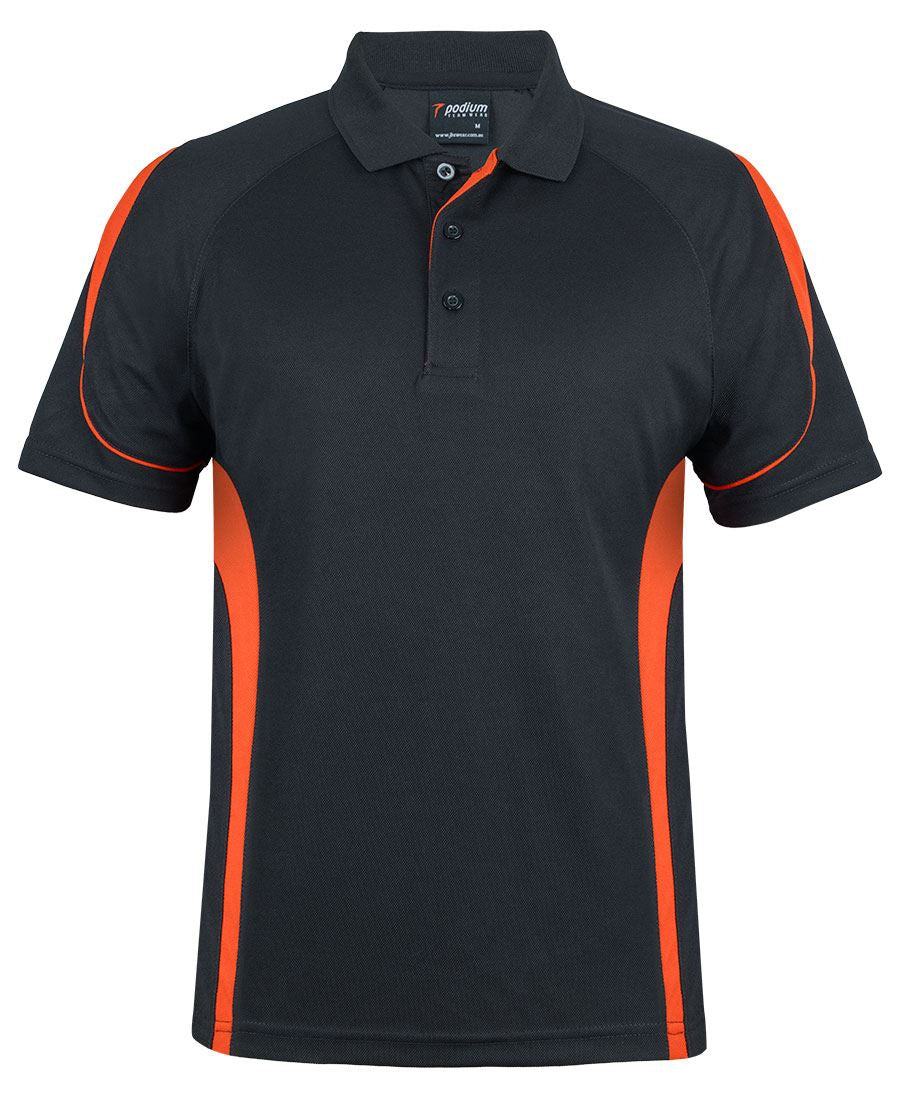 Podium Bell Polo with Front Left Chest Print | 7BEL