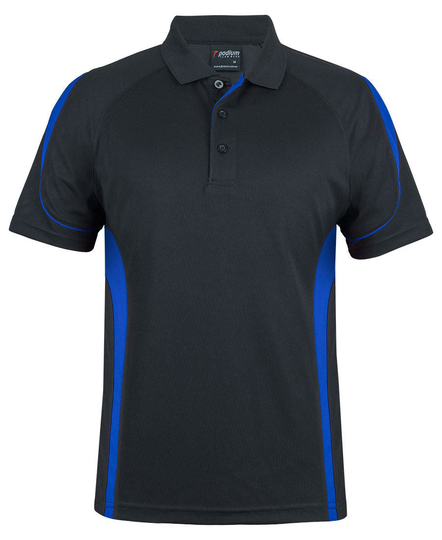 Podium Bell Polo with Front Left Chest Print | 7BEL