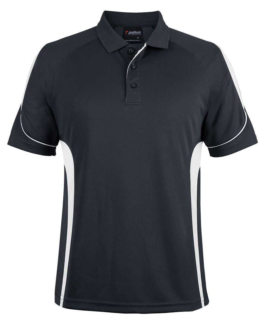 Podium Bell Polo with Front Left Chest Print | 7BEL