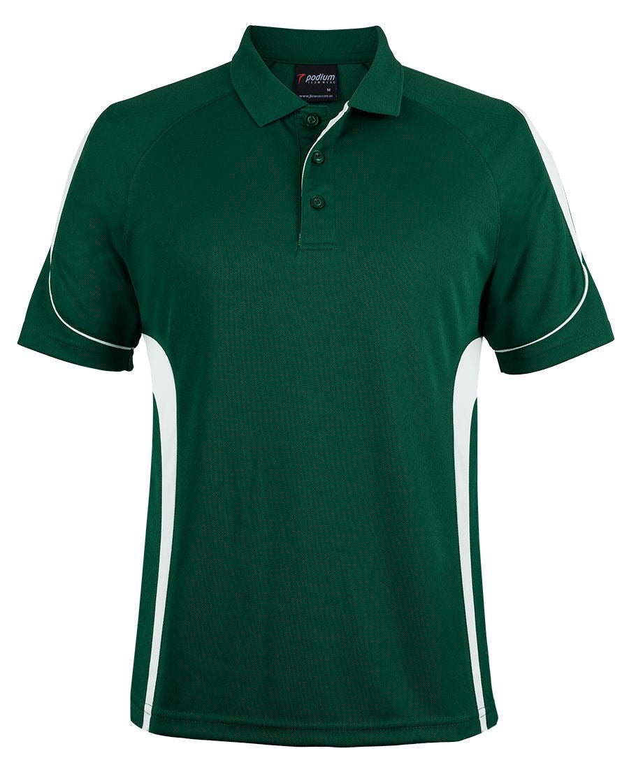 Podium Bell Polo with Front Left Chest Print | 7BEL