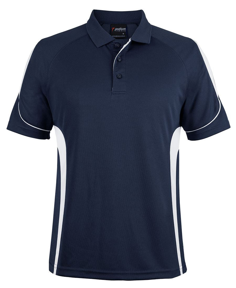 Podium Bell Polo with Front Left Chest Print | 7BEL