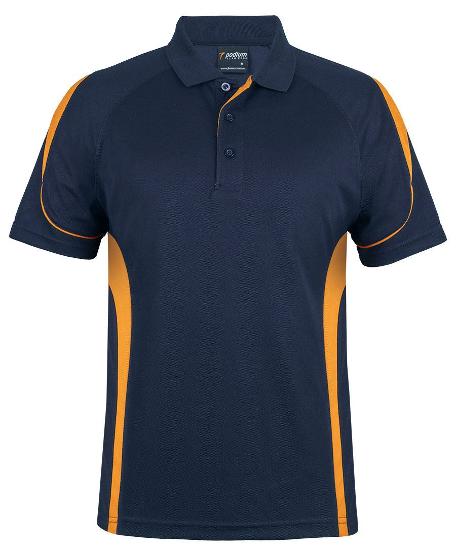 Podium Bell Polo with Front Left Chest Print | 7BEL