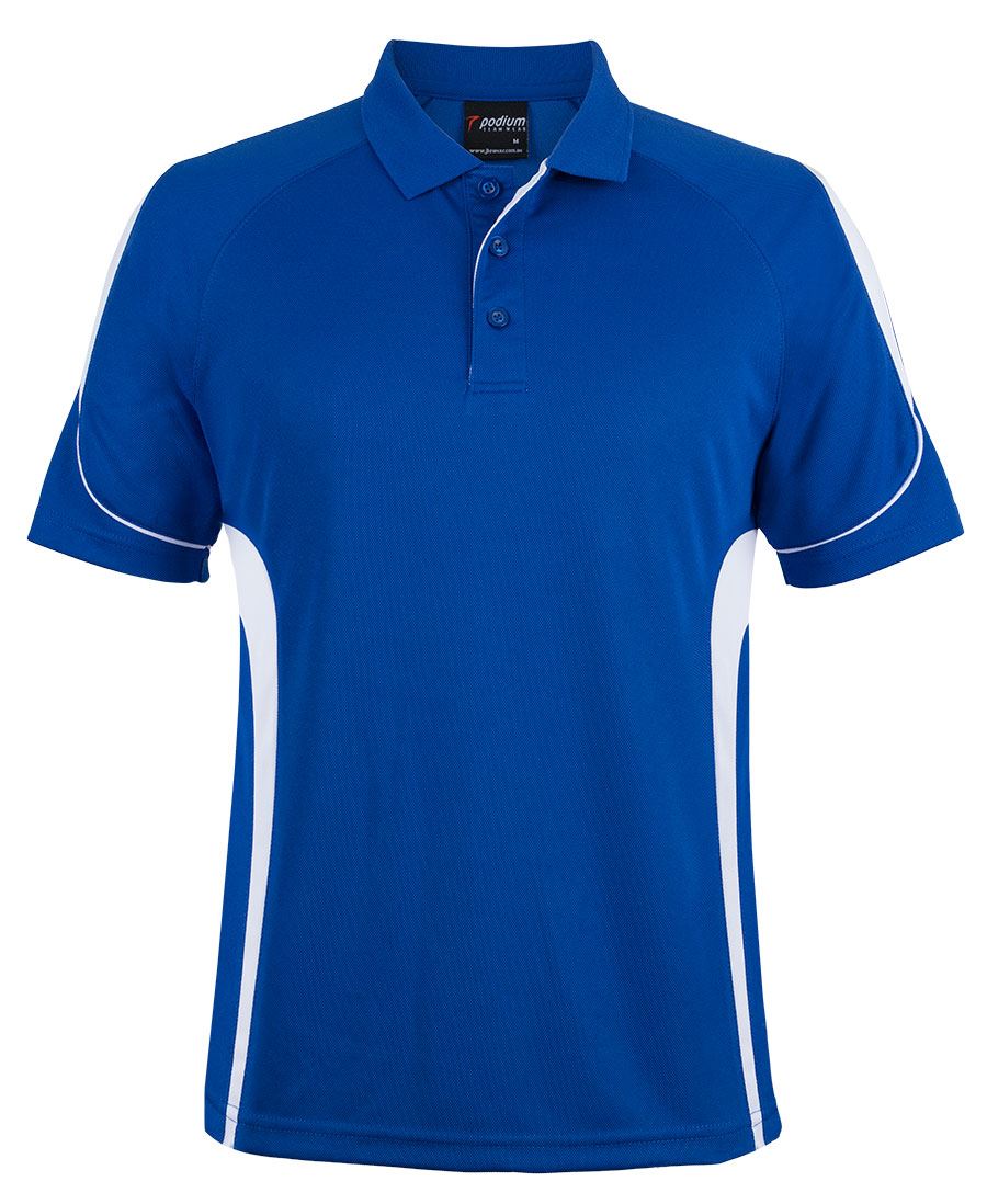 Podium Bell Polo with Front Left Chest Print | 7BEL