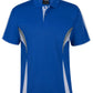 Royal/White/Grey Podium Cool Polo with Front Print | Trident Sports Uniforms