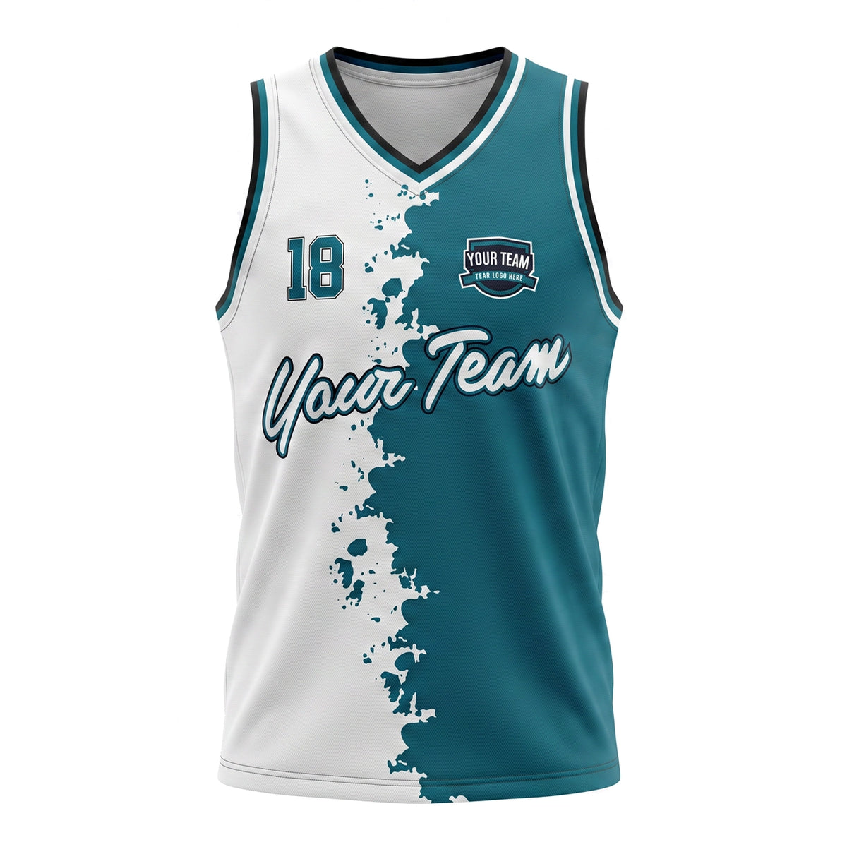 Custom Basketball Jersey Design BBJ002 | Trident Sports Uniforms
