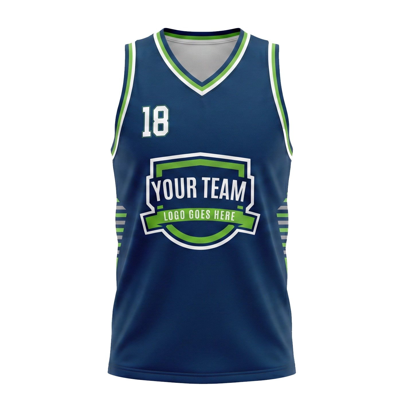 Custom Basketball Jersey Design BBJ007 | Trident Sports Uniforms