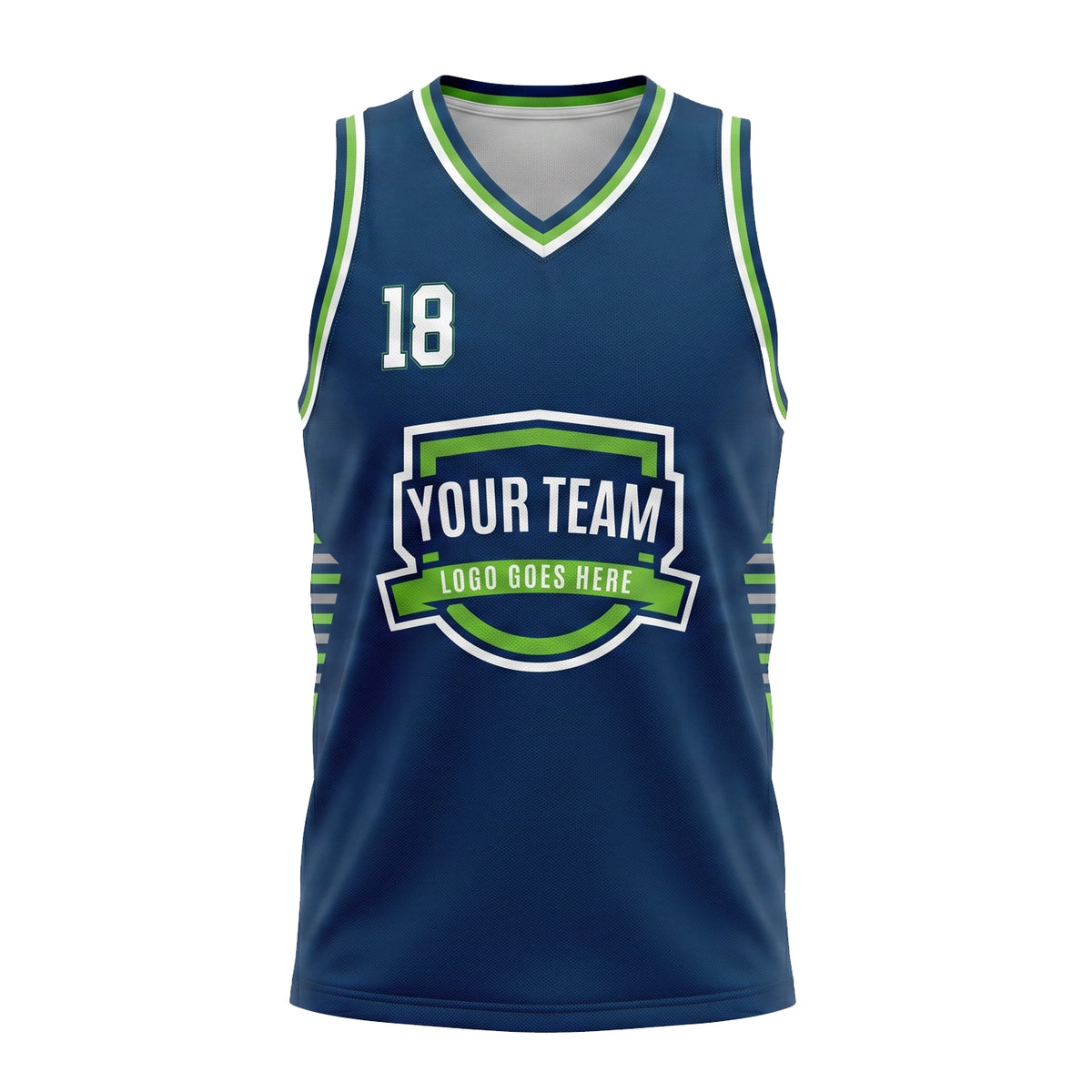 Custom Reversible Basketball Jersey Design BBRJ007 | Trident Sports Uniforms