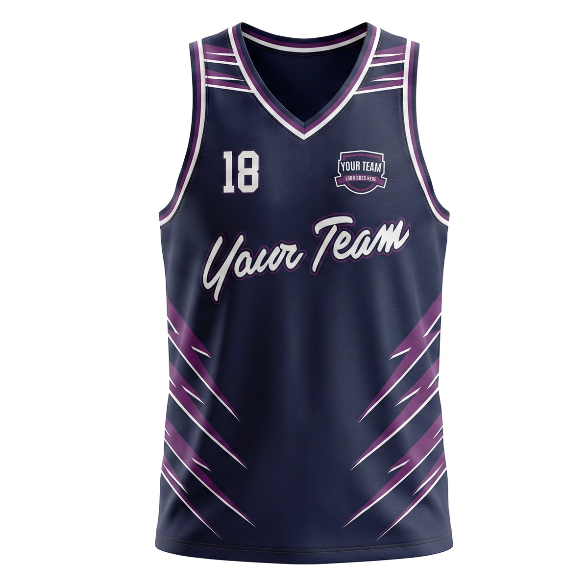 Custom Basketball Jersey Design BBJ011 | Trident Sports Uniforms