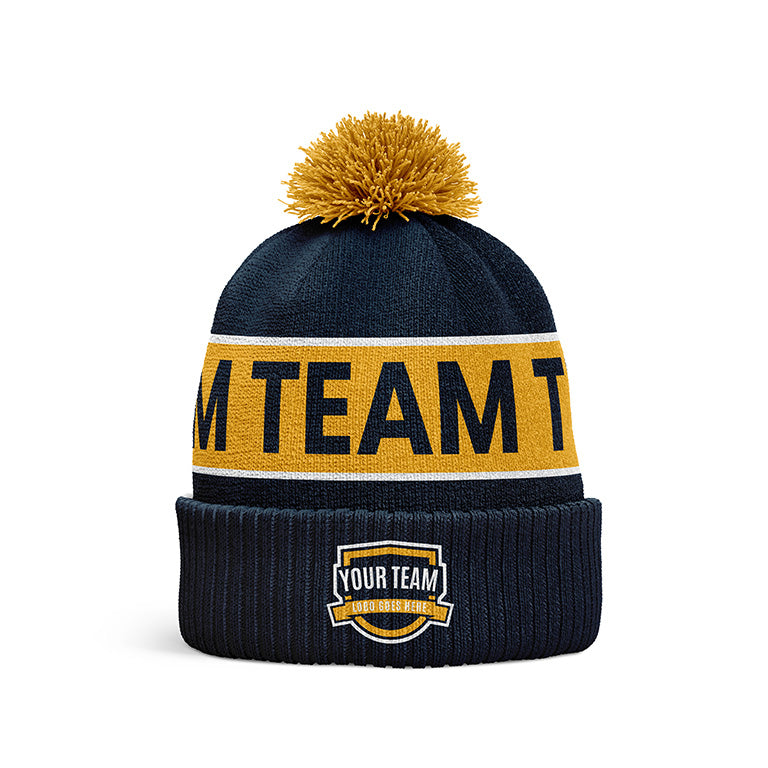 Custom Knitted Beanie - Design 6 | Trident Sports Uniforms