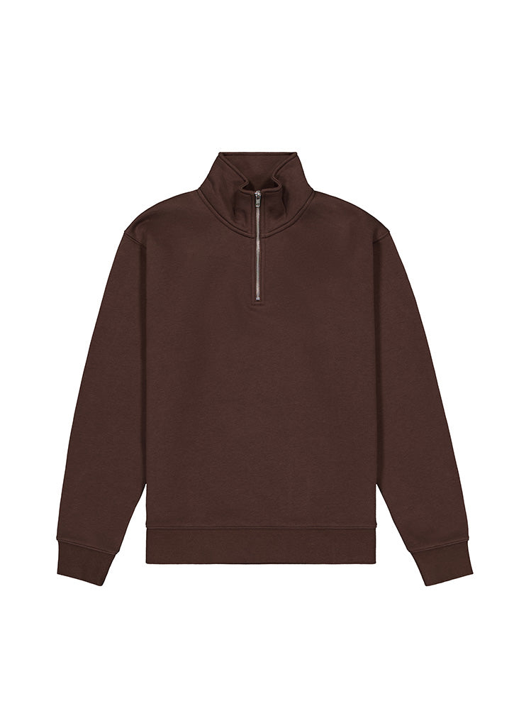 Heavy Weight 1/4 Zip Espresso