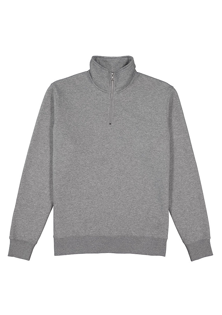 Heavy Weight 1/4 Zip Grey Marle