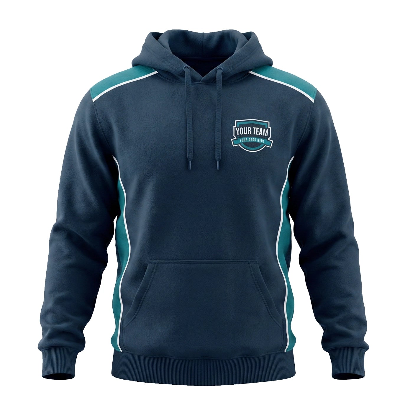 Custom Fleece Team Hoodie Design HOODCS001 | Trident Sports Uniforms