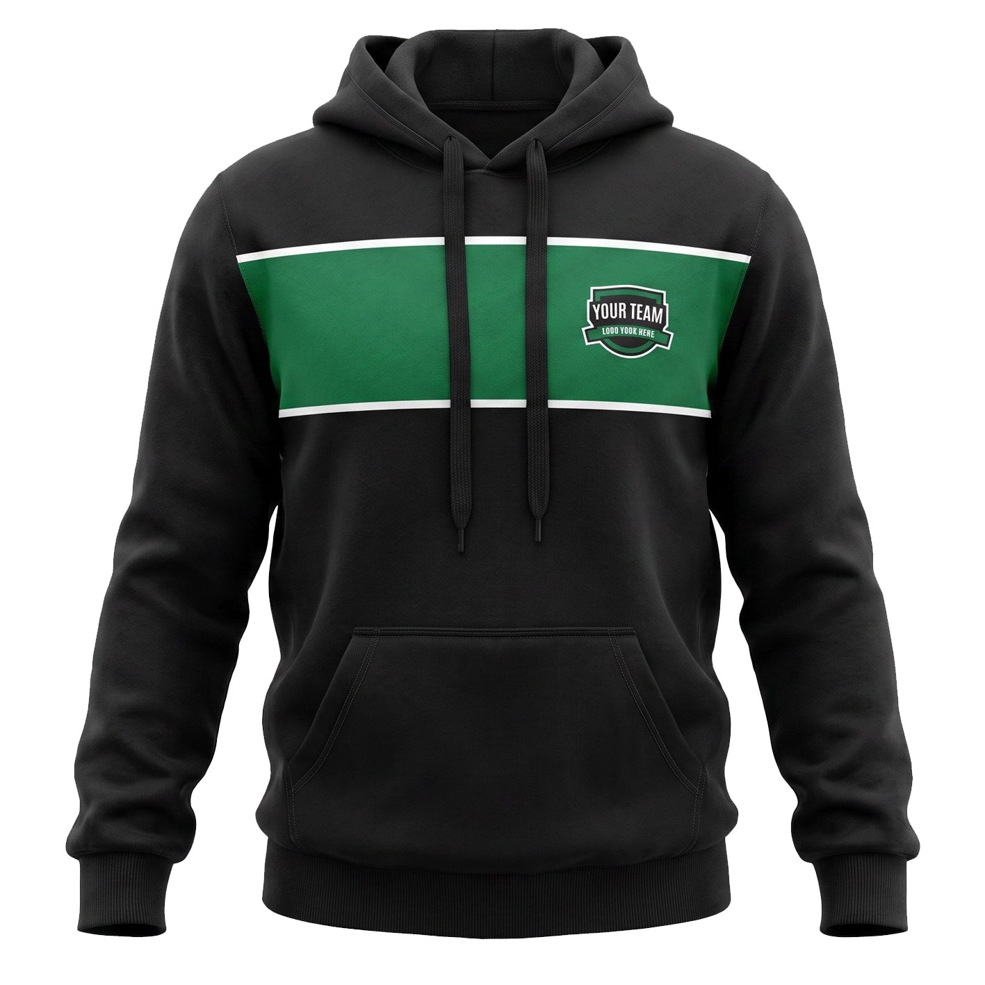 Custom Fleece Team Hoodie Design HOODCS005 | Trident Sports Uniforms