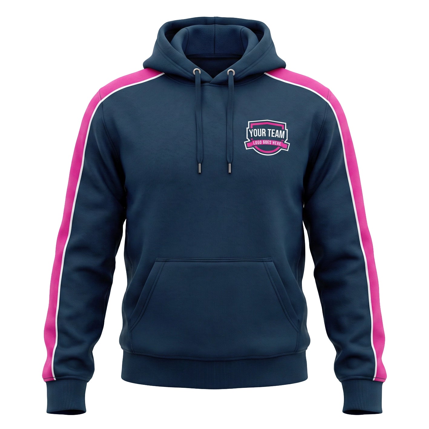 Custom Fleece Team Hoodie Design HOODCS006 | Trident Sports Uniforms