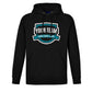 Warm Hug Fleece Closed-Front Hoodie with Front Print | FL07