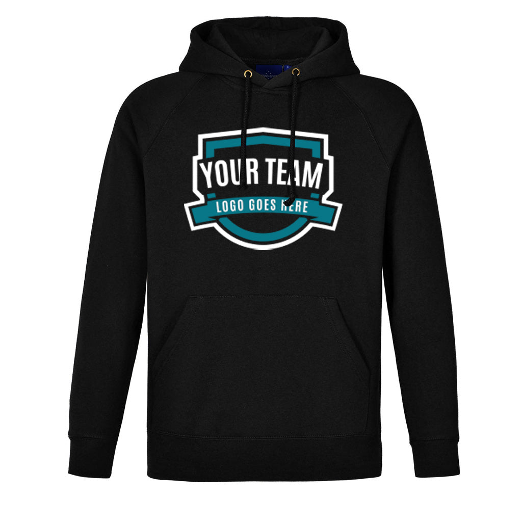 Warm Hug Fleece Closed-Front Hoodie with Front Print | FL07