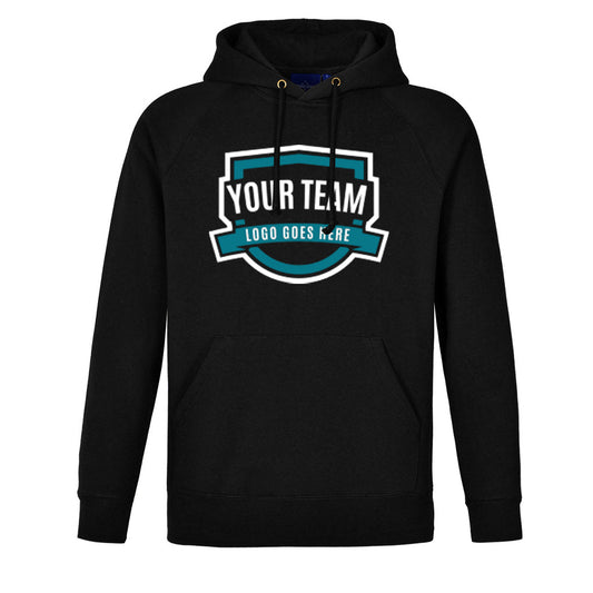 Warm Hug Fleece Closed-Front Hoodie with Front Print | FL07