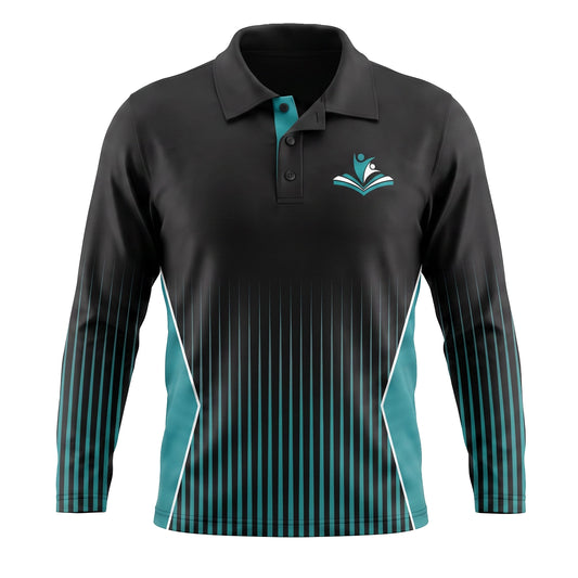 Custom School Leaver Long Sleeve Polo