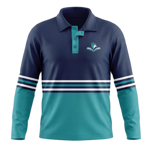 Custom School Leaver Long Sleeve Polo