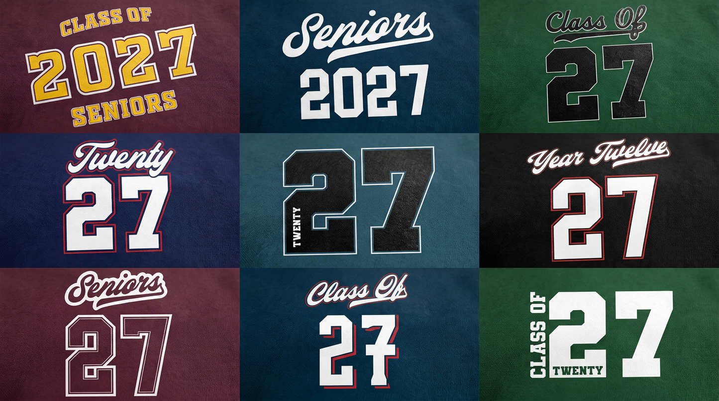 Custom School Leavers Contrast Hoodie | Left Chest & Back Print