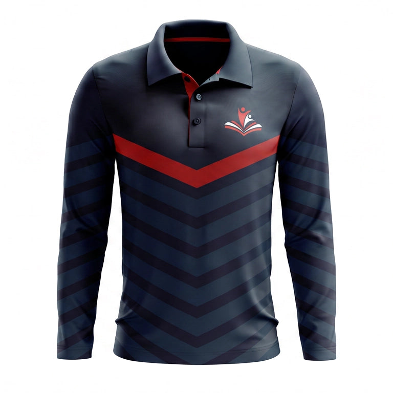 Custom School Long Sleeve Polo